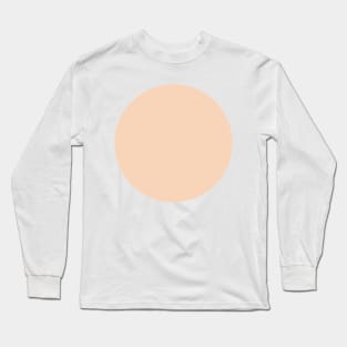 Autumn Winter Color Tender Peach Long Sleeve T-Shirt